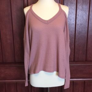 Small Rags to Riches longsleeve no shoulder shirt